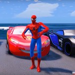 Superheroes Car Stunt Racing Games