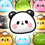 熊猫 Match 3 Puzzle Tours : MOCHI MOCHI PANDA