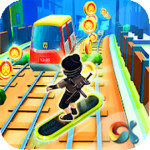 Ninja Subway Surf: Rush Run In City Rail