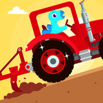 恐龙农场 - 儿童拖拉机模拟游戏