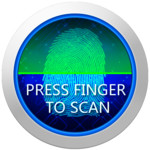 指紋鎖屏幕掃描儀