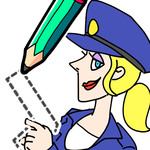 Draw Happy Police