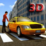 值班出租车司机的3D模拟器