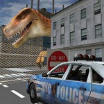 Dino in City-Dinosaur N Police