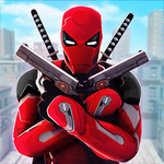Superhero Iron Ninja Battle: City Rescue Fight Sim修改版