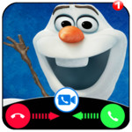 snowman video call and chat simulation game