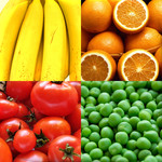 水果和蔬菜、浆果和坚果、香料和香草 : 测验与美味的照片