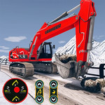 Snow Excavator Simulator Games