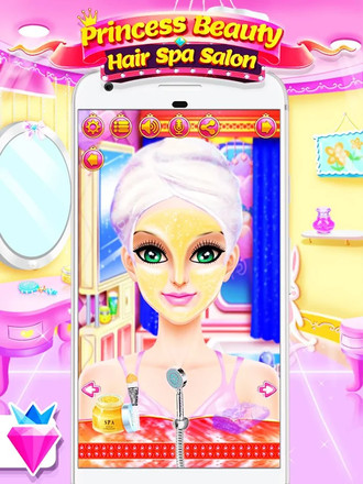 Princess Salon - Dress Up Makeup Game for Girls截图2
