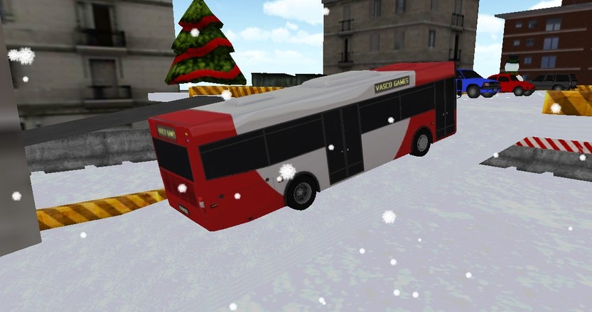 公车冬天停车场 - 3D游戏截图6