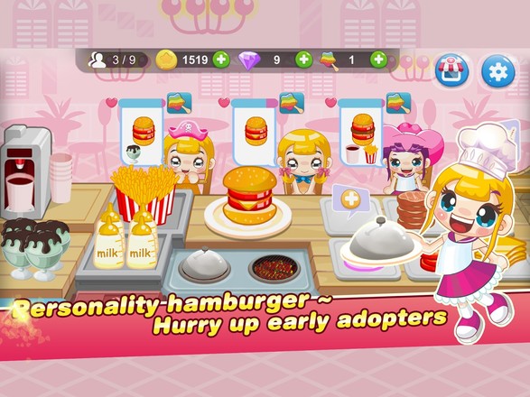 海上餐厅:美女厨师经营汉堡店（儿童做饭游戏）截图5