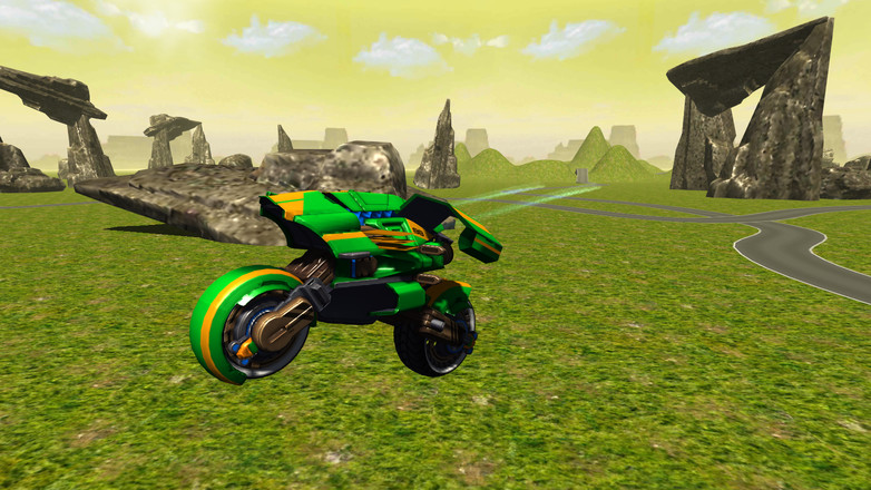 Flying Motorbike Stunt Rider截图2