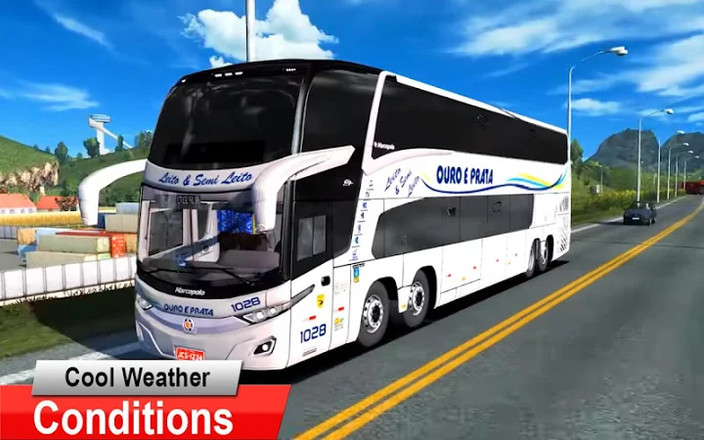 City Coach Bus Driving Simulator 3D: City Bus Game截图3