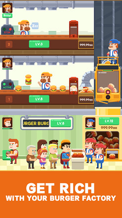 Idle Burger Factory - Tycoon Empire Game截图5