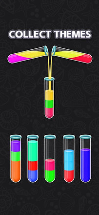 Color Water Sort Puzzle: Liquid Sort It 3D截图1