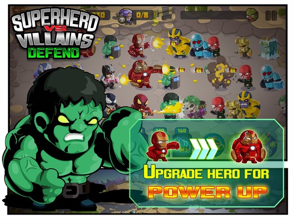 SuperHero VS Villains Defense截图2