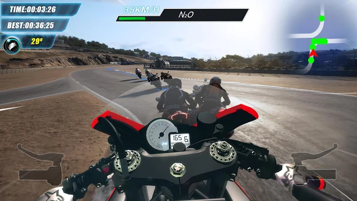 交通速度骑士 - 真正的摩托车赛车游戏截图3