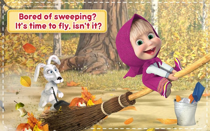 Masha and the Bear: House Cleaning Games for Girls截图2