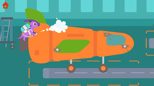 恐龙飞机场：儿童探索与学习的奇幻之旅 儿童益智教育应用截图2