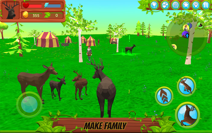 Deer Simulator - Animal Family截图2