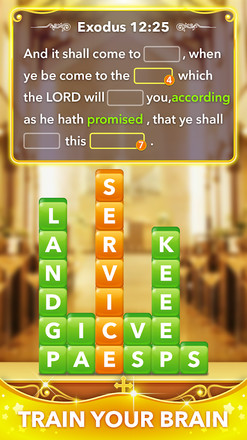 Bible Word Heaps - Connect the Stack Word Game截图5