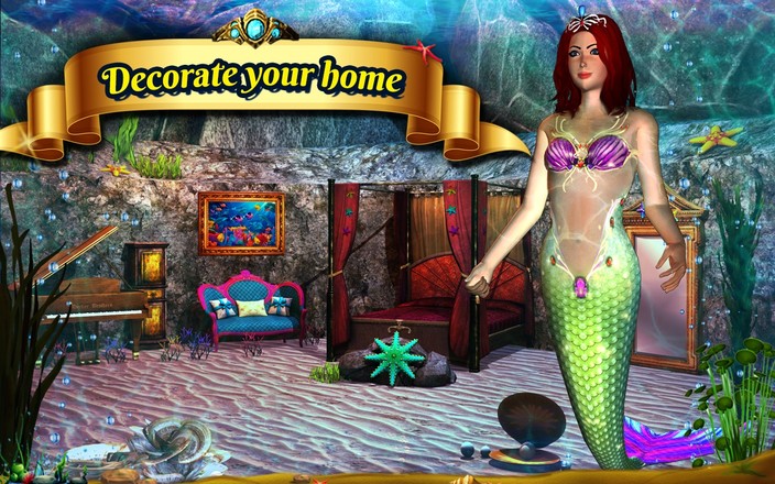 Cute Mermaid Simulator 3D截图10
