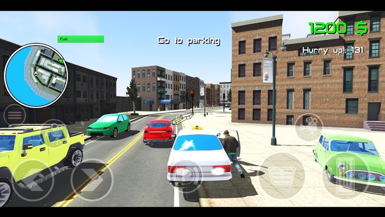 Extreme Taxi Simulator Racing Big Open City截图4