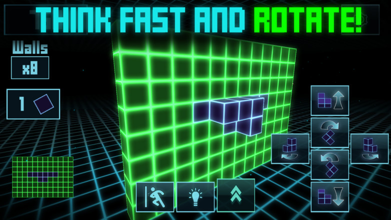 Kyoobix - 3D Cube Grid Arcade截图6