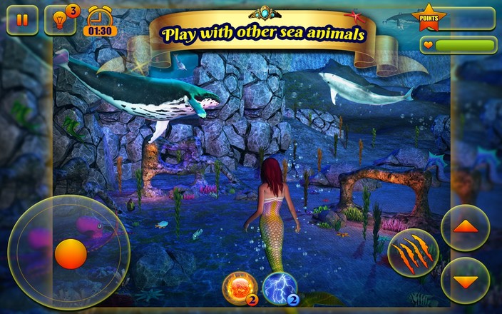 Cute Mermaid Simulator 3D截图4