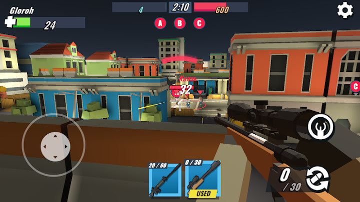 Battle Gun 3D - Pixel Block Fight Online PVP FPS截图4