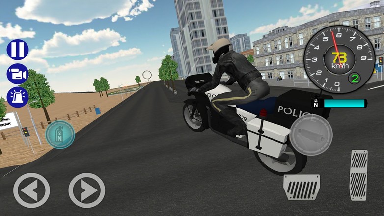Police Motorbike Road Rider截图6
