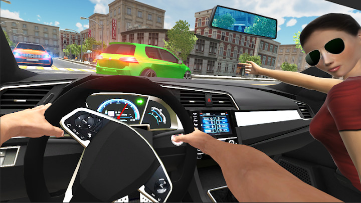 Car Simulator Civic: City Driving截图3