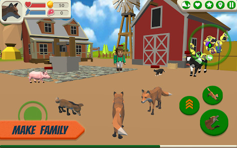 Fox Family - Animal Simulator截图2