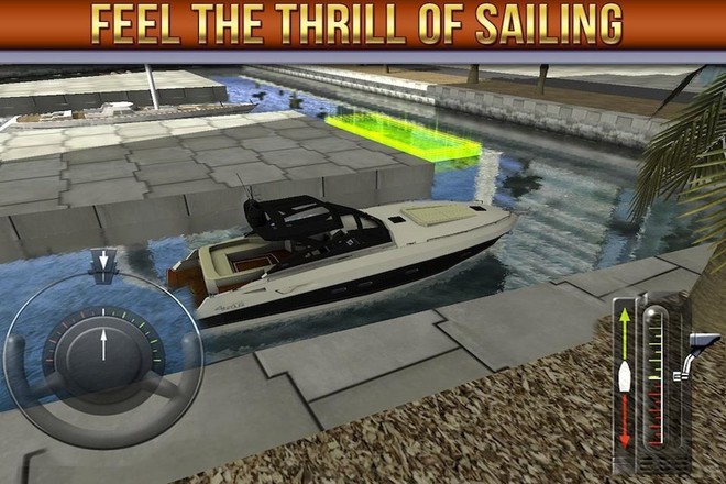 3D泊船模拟游戏截图1