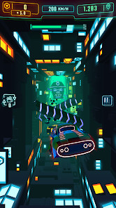 Neon Flytron: Cyberpunk Racer截图5