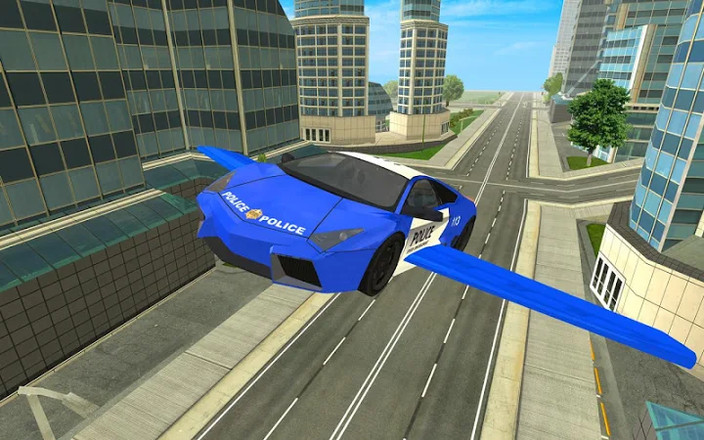 Police Flying Cars Futuristic Sim 3D截图3