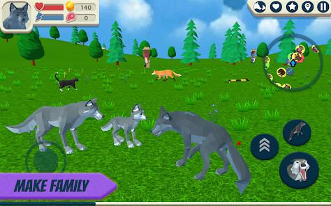 Wolf Simulator: Wild Animals 3截图2