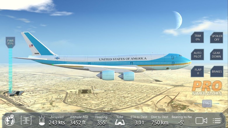 Pro Flight Simulator Dubai 4K截图5