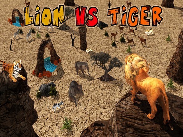 Lion Vs Tiger Wild Adventure截图5