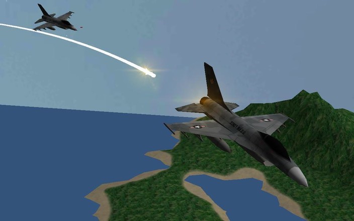 天空试点3D攻击战斗机截图2