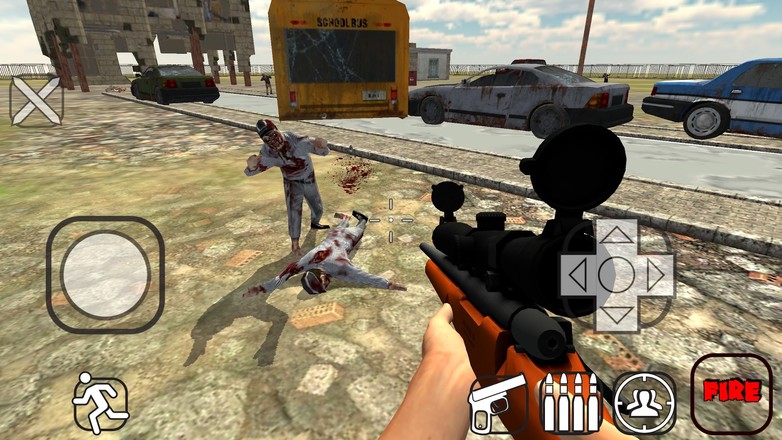 Zombie Sniper Shooting 3D截图4
