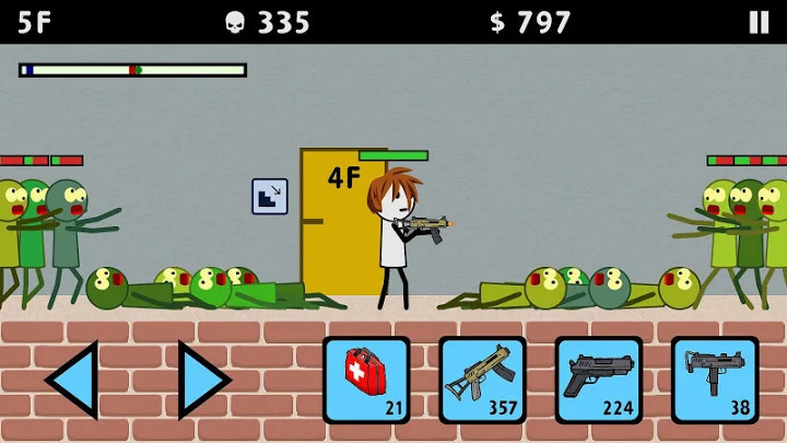 Stickman and Gun 3: Zombie Shooter截图1