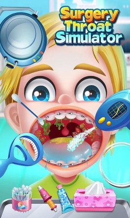 喉咙手术模拟 - 免费医生游戏截图2