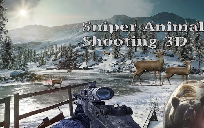 Sniper Animal Shooting 3D:Wild Animal Hunting Game截图3