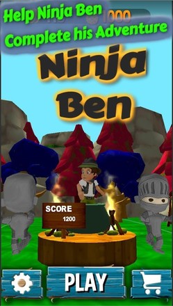 Ninja Ben 10 levels Game截图4