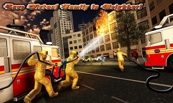 Virtual Firefighter: Family Rescue Hero截图6