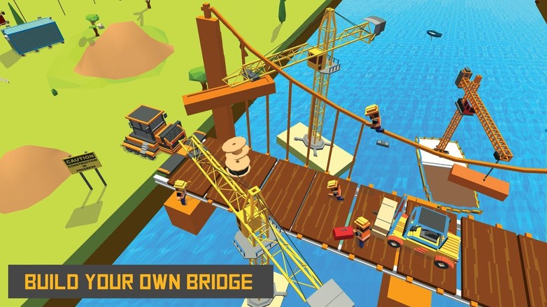 河铁路桥梁建设火车游戏2017截图8
