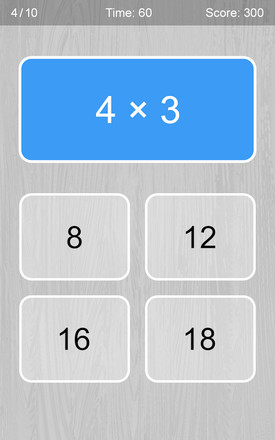 Multiplication Table Game截图3