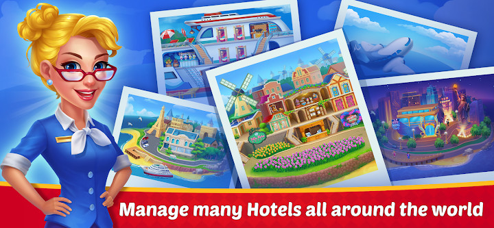 Dream Hotel: Hotel Manager Simulation games截图6
