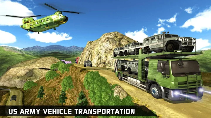 US Army Ambulance Driving Game : Transport Games截图1